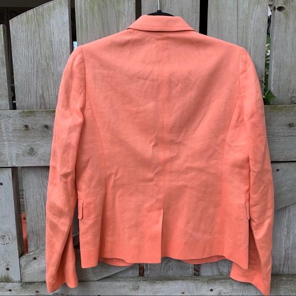 J. Crew Blazer Orange 4 - Picture 7 of 8